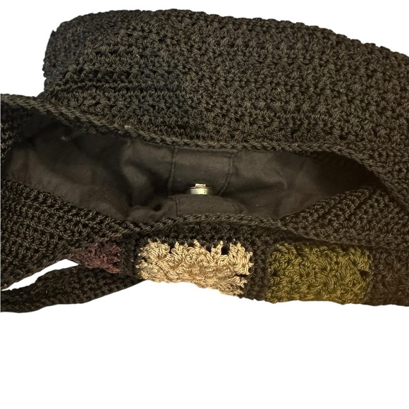 Crochet Patchwork Shoulder Bag - Picture 4 of 6